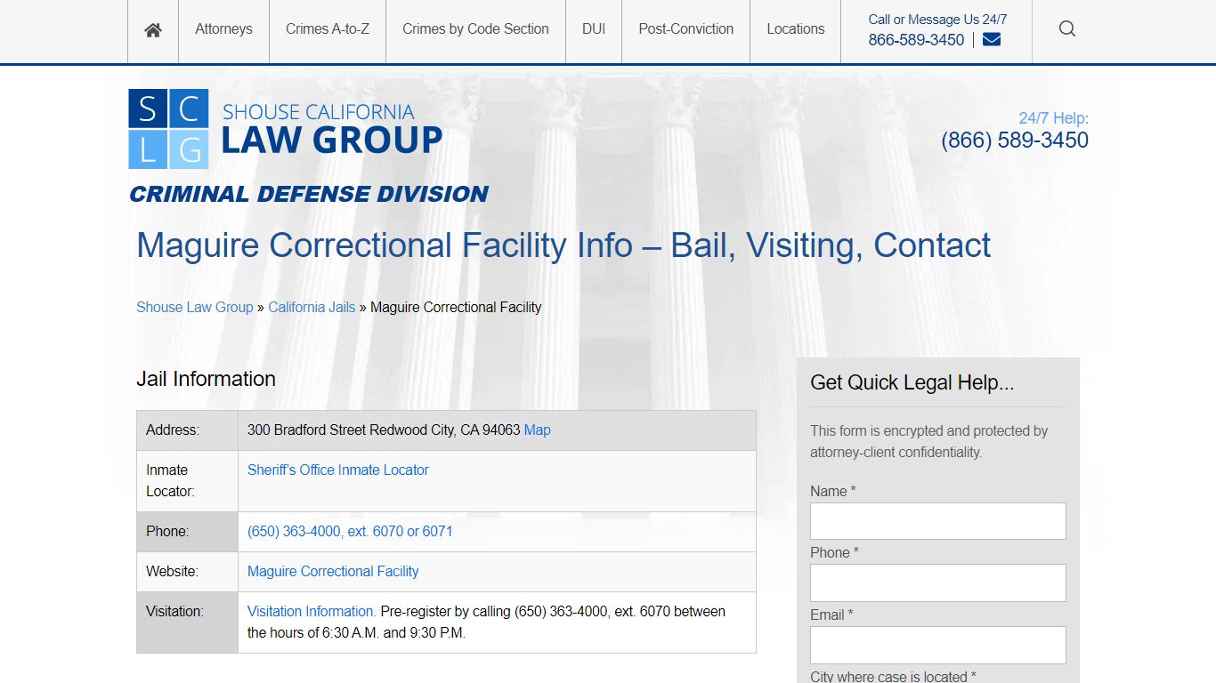 Maguire Correctional Facility Info – Bail, Visiting, Contact